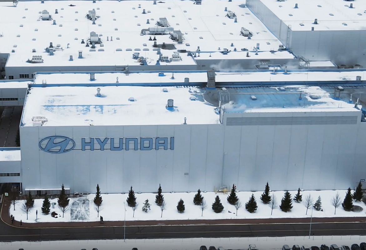 Завод Hyundai, г. Сестрорецк, 5000 м. кв для внутренних перегородок